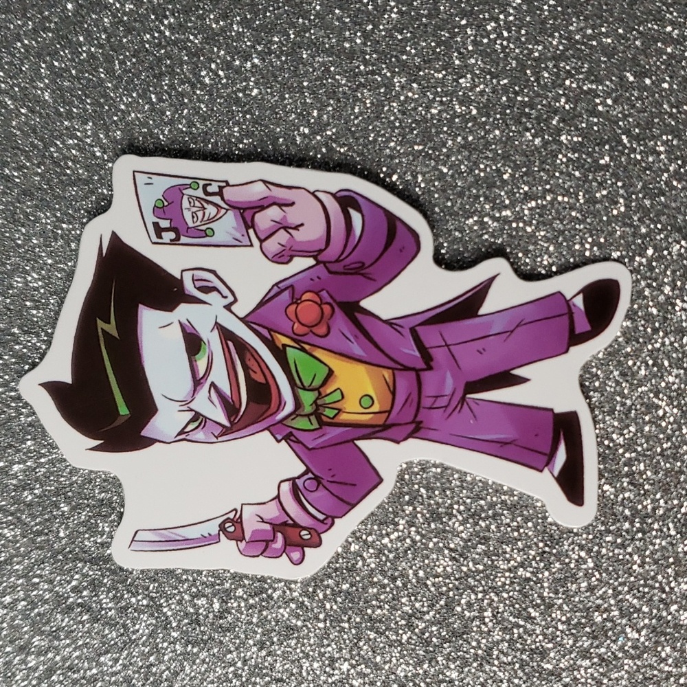 DC COMICS Batman Joker Waterproof Sticker
